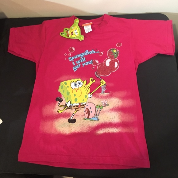 Nickelodeon Shirts & Tops Spongebob Squarepants Tshirt Girls M